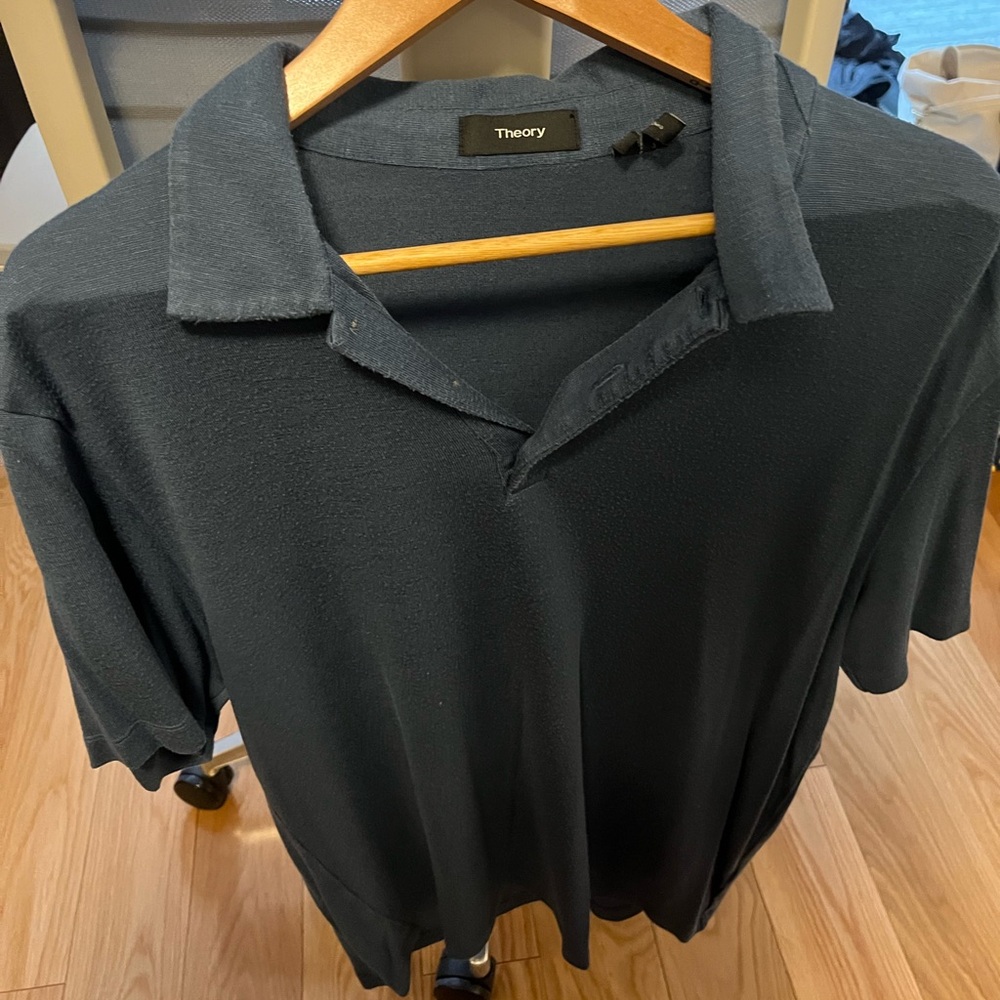 Theory Men's Black Shirt